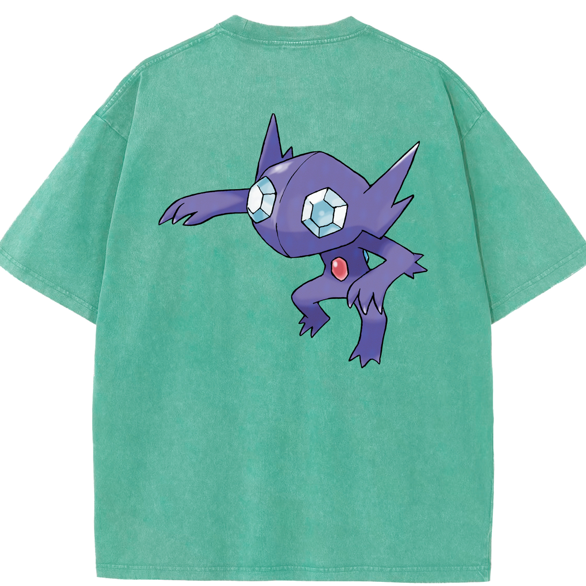 （画像用） ポケットモンスター Pokémon 綿100% ヴィンテージ風 半袖Tシャツ（背面プリント）